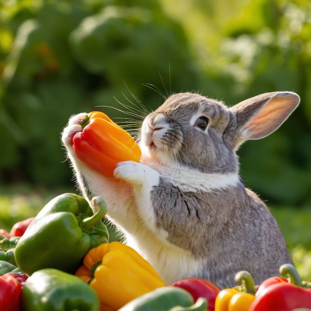 Dürfen Kaninchen Paprika fressen? Was Sie wissen sollten