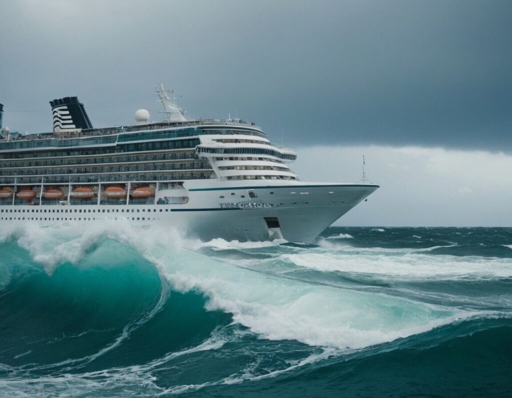 Schweres Unwetter auf Kreuzfahrtschiff: 100 Verletzte und ein Todesfall