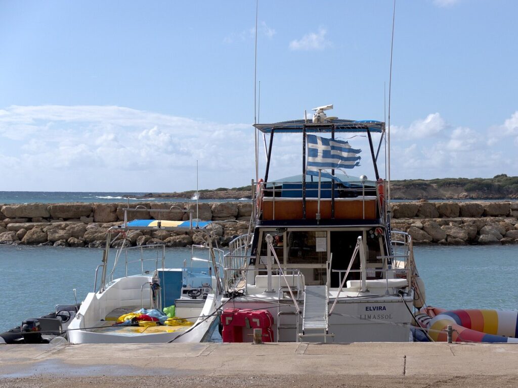 Boats near Paphos, Cyprus 1626p